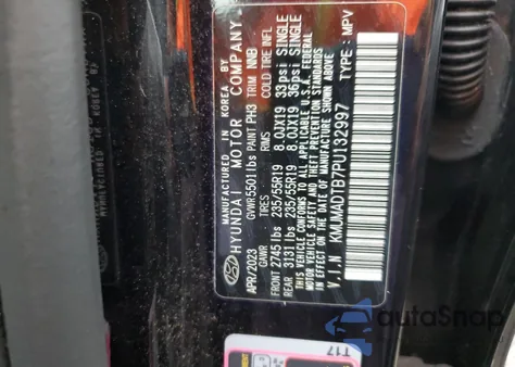 2023 Genesis Gv70 Base from USA, damaged, VIN KMUMADTB7PU132997